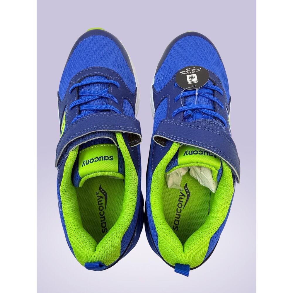 Saucony Blue/Green Hook & Loop Mesh Low Top Sneaker Toddler 6M SK265589 - Picture 2 of 7